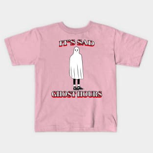 Sad Ghost Hours Kids T-Shirt